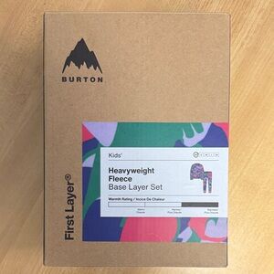 Burton Kids' Fleece Base Layer Set, size XS